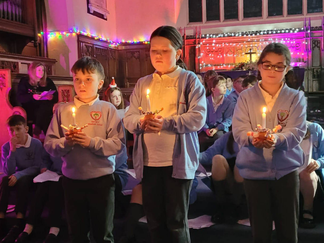 St Pauls Junior School Barrow - woodland school - church of england - Christingle at St Pauls Church of England barrow