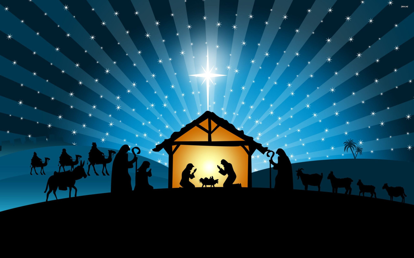 Manger scene