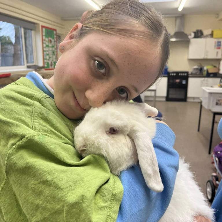 St Pauls Junior School Barrow - woodland school - church of england - A and Rabbit